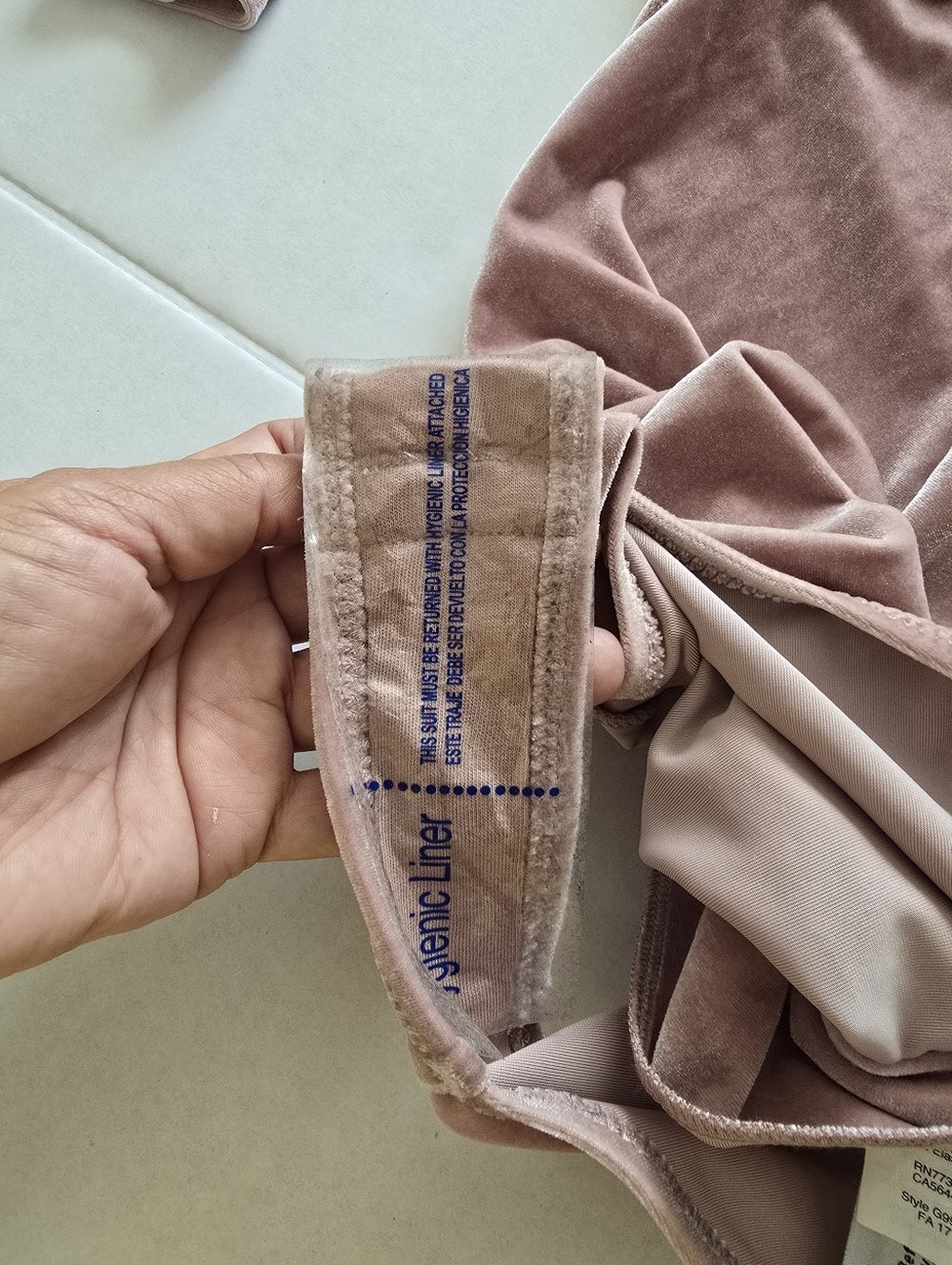 NWT Madewell Pink Velvet Overlapping Bodysuit Size XS - Picture 3 of 11